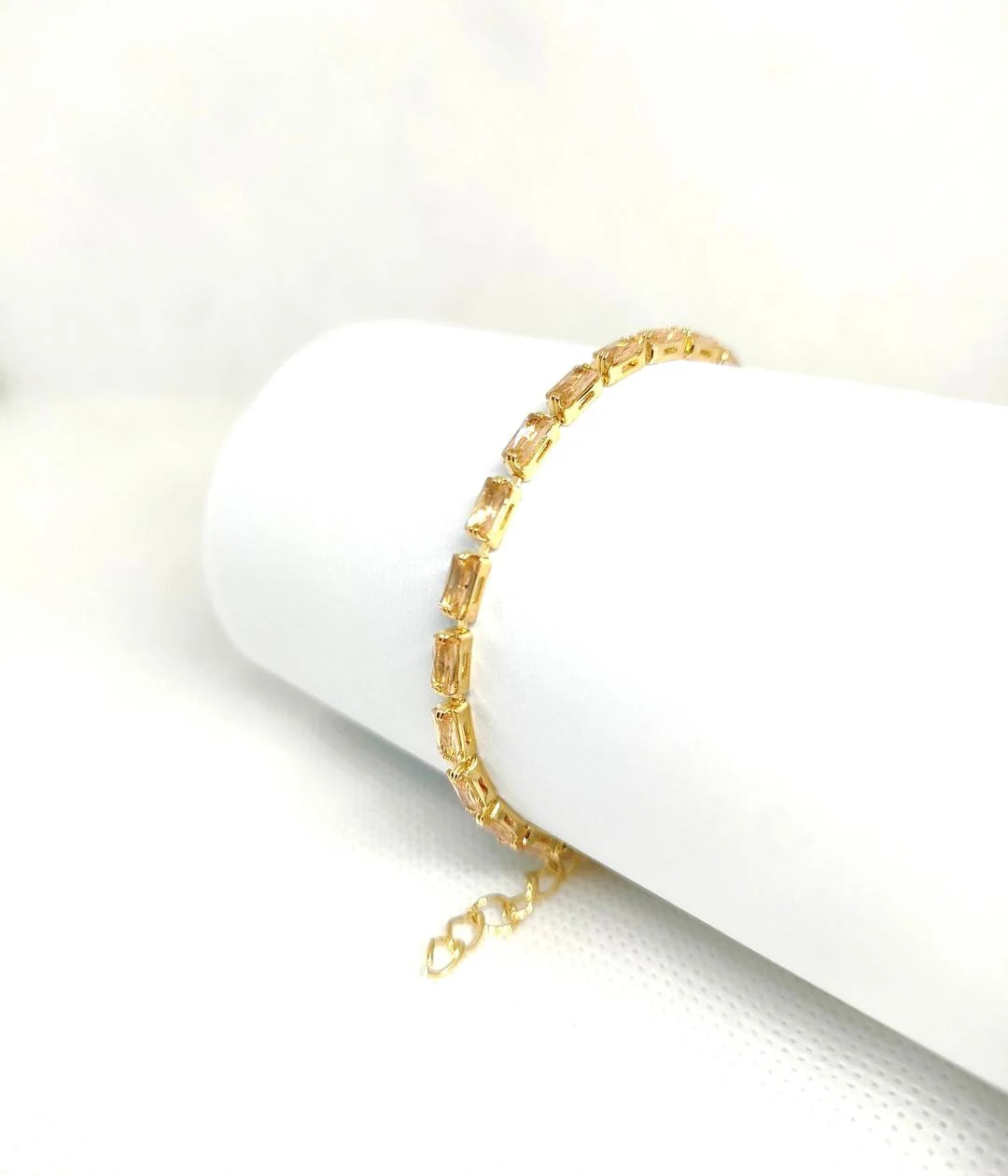 Red Gemstone Chain Bracelet for Women & Men